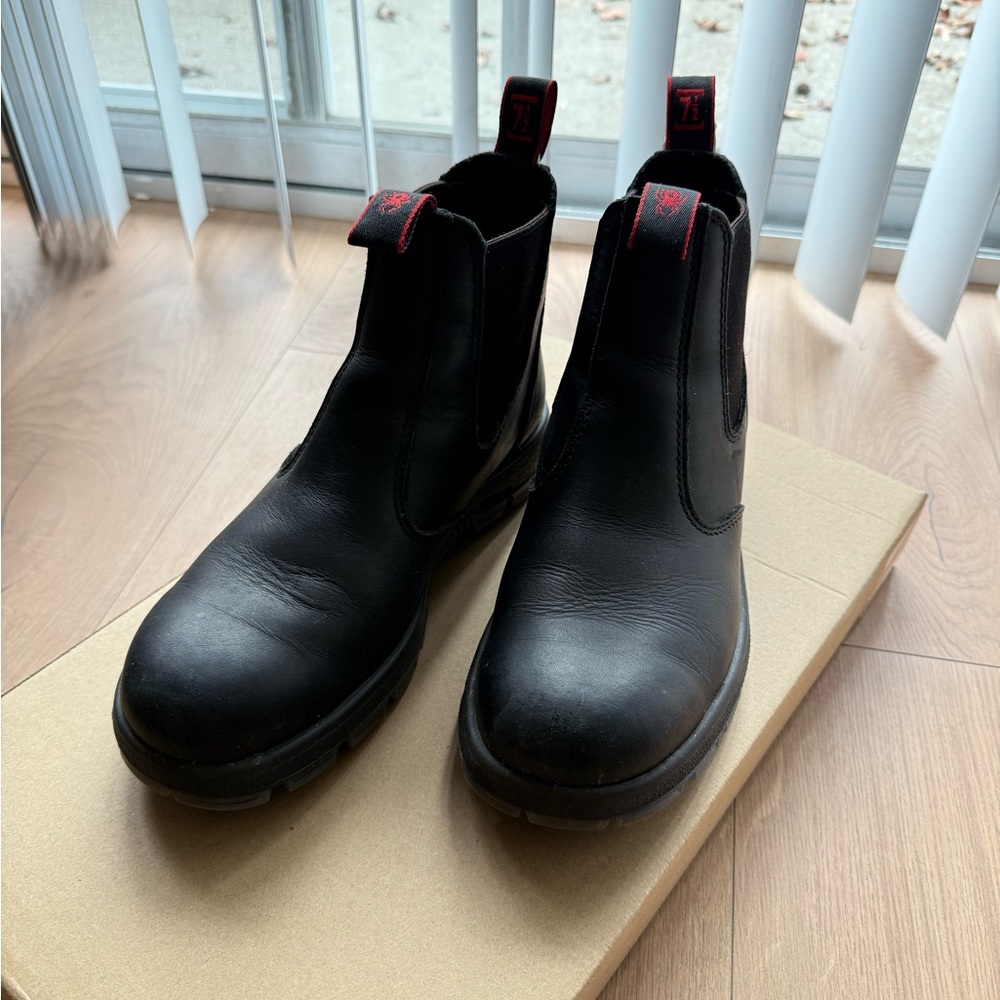 Redback Easy Escape Boots Men’s 7.5 Brown Leather Chelsea Work Boots Australia